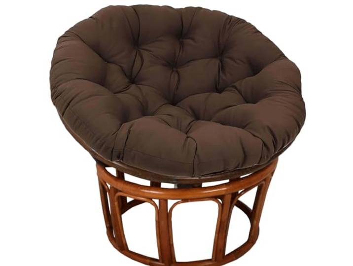 SDNAM Outdoor Wasserdicht Runden Kissen für Hängesessel/Schaukelstuhl - Verdickung Polyester+Baumwolle Sitzkissen, Gartenstuhl Polster & Bodenkissen(X6,180X180X10CM)