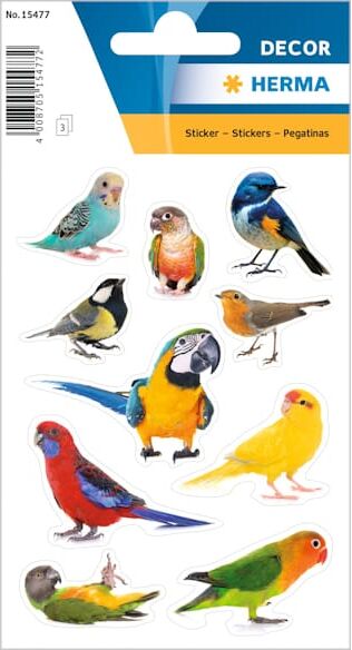 Herma stickers Decor birds (3) 10st