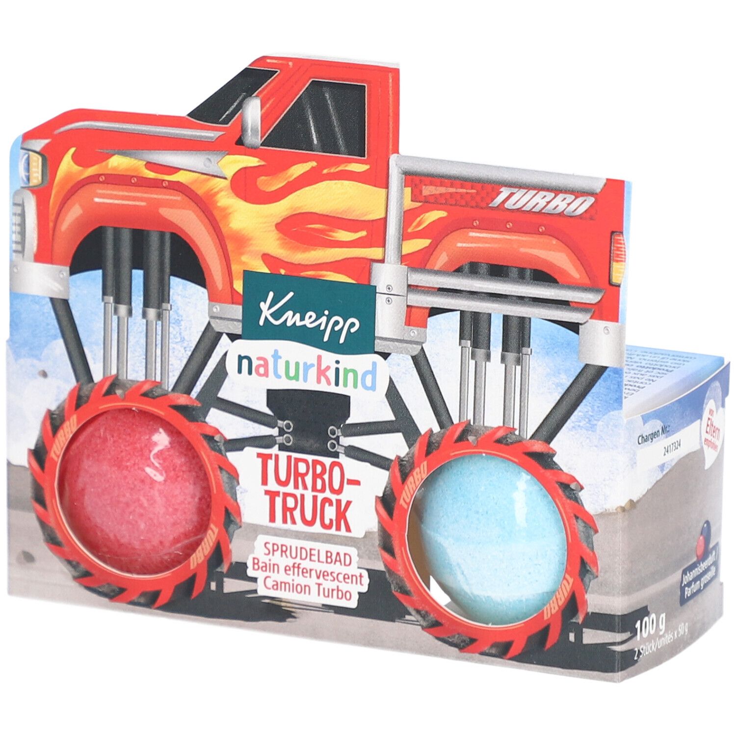Kneipp naturkind Turbo-Truck Sprudelbad 100 g Bad