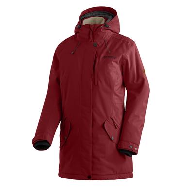 Funktionsjacke MAIER SPORTS "KATRINE", Damen, Gr. 42, rot (weinrot), 100% Polyester, Jacken Funktionsjacke, Damen Jacke Outdoorjacke atmungsaktiv u. wasserdicht