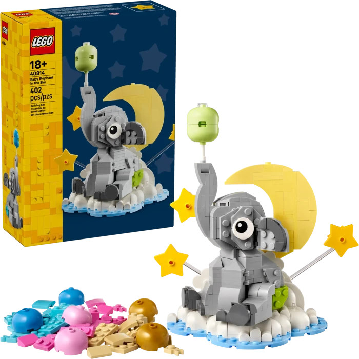 LEGO Iconic 40814 Schwebender Baby-Elefant