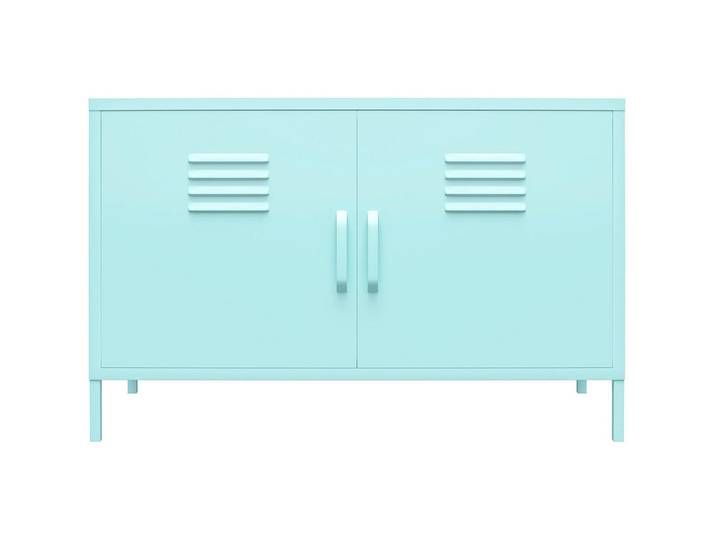Mid.you Kommode Cache, Grün, Metall, 2 Fächer, 98x63x39 cm, stehend, Wohnzimmer, Kommoden & Sideboards, Kommoden
