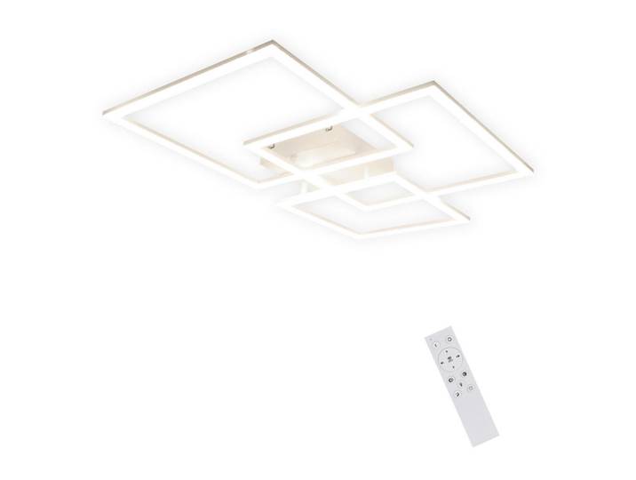 Nettlife Led-Deckenleuchte Johann 75/60/8 cm, Weiß, Metall, LED integrated, 60x8x75 cm, Lampen & Leuchten, LED Beleuchtung, LED-Deckenleuchten