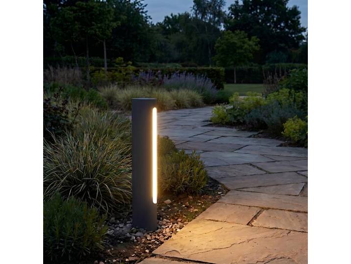 Celiora LED-Wegeleuchte, Höhe 45 cm, anthrazit, IP65 - Lucande - Modern - Aluminium - Eckig