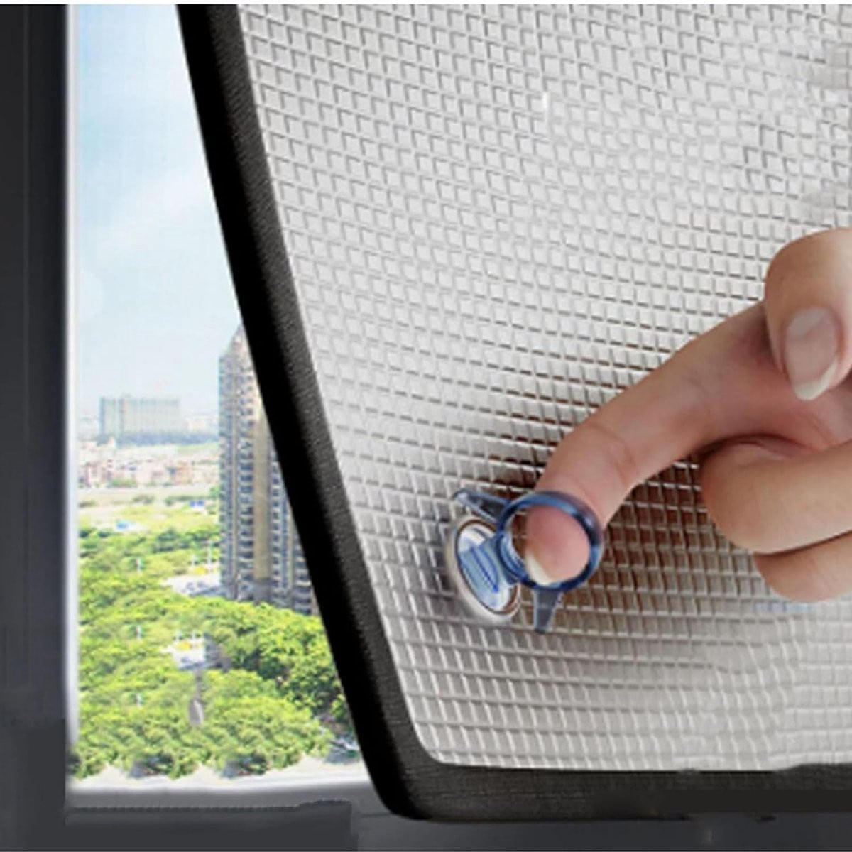 Zwarte Reflecterende Raamfolie voor Privacy en Isolatie - 6mm Dik