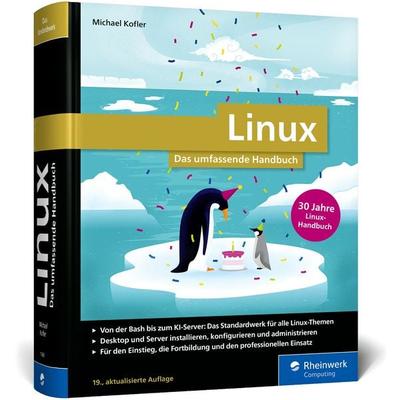 Linux, Gebundene Ausgabe von Michael Kofler, Rheinwerk, 978-3-367-11069-8