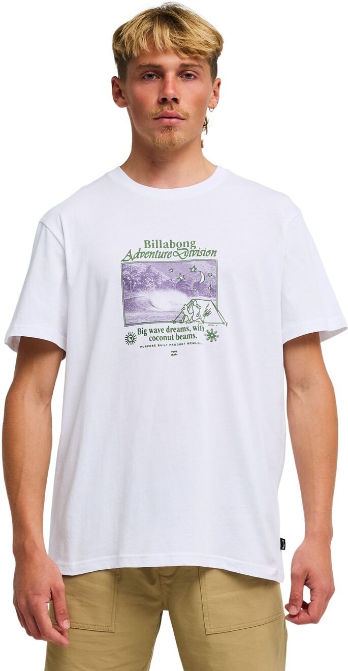 T-Shirt BILLABONG "Beams", Herren, Gr. L, weiß, Obermaterial: 100% Baumwolle., Shirts T-Shirt weiß L