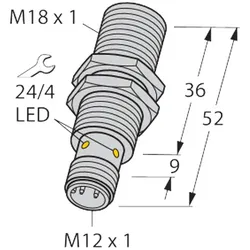Turck Sensor BI5U-EM18-AN6X-H1141