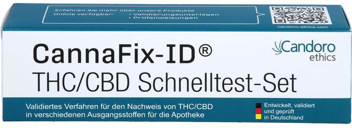 Candoro ethics GmbH - Geschäftsbereich Cannabis CANDORO ethics CannaFix-ID THC-CBD Schnelltest-Set 1 St.