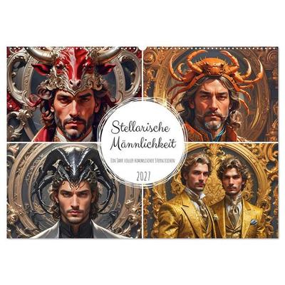 Stellarische Männlichkeit (Wandkalender 2027 DIN A2 quer), CALVENDO Monatskalender