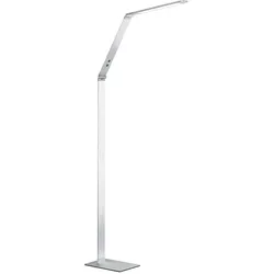 Stehleuchte Stehlampe Touchdimmer Wohnzimmerlampe verstellbar silber CCT LED