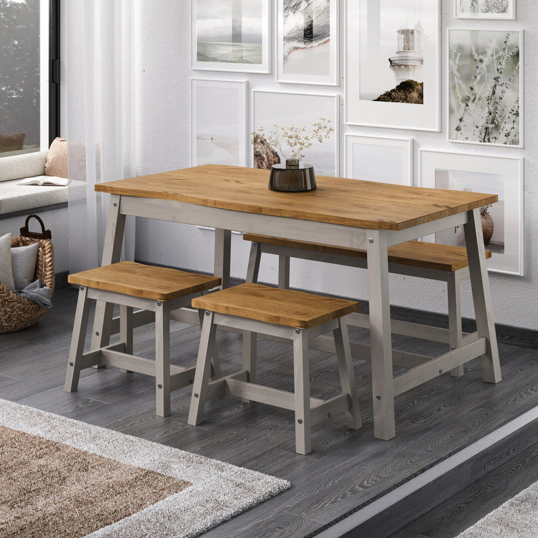 Core Products 5 - Person Dining Set Brown/Grey/Grey 5