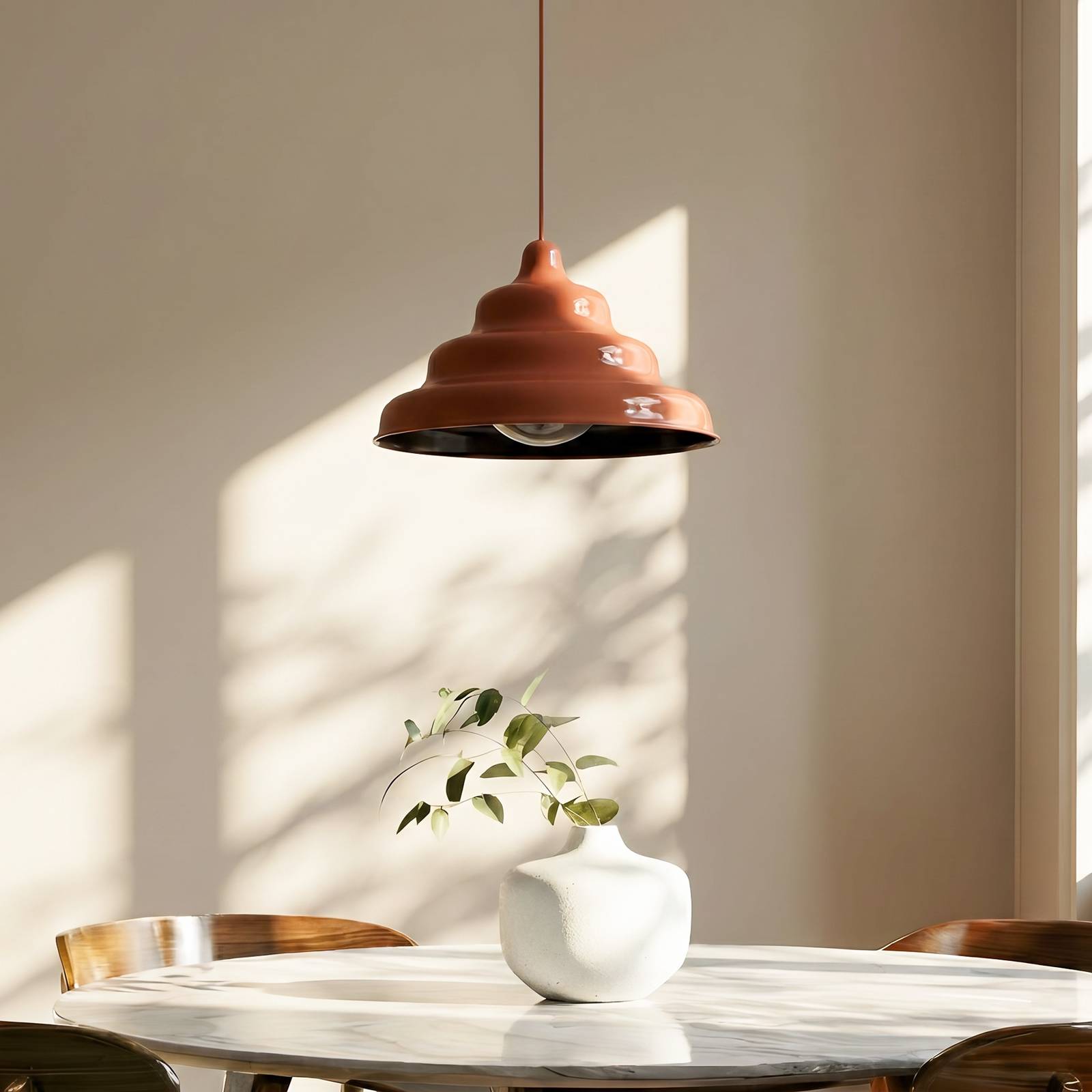 Design Hängelampe Fala ALDEX, dimmbar, rot, für Wohn- / Esszimmer, Design, Pendelleuchte