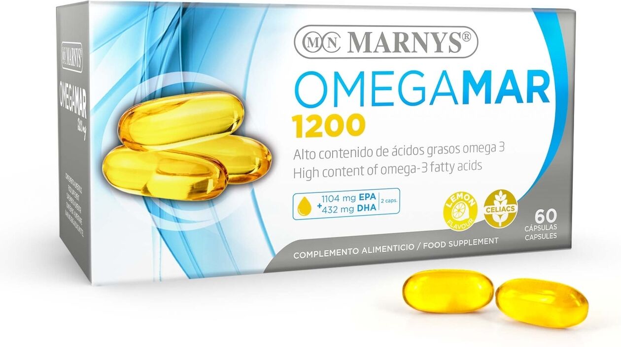 Marnys Omegamar 1200 60 Capsules