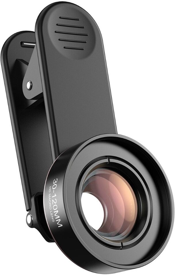 INF Objectif macro à pince pour smartphone, grossissement 30-120x pour des photos en gros plan nettes