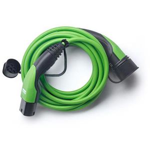 Keba Elektroauto-Ladekabel Green, 124086, IP44, 6 m, Typ 2 zu Typ 2, 3-phasig, 32 A, 22 kW