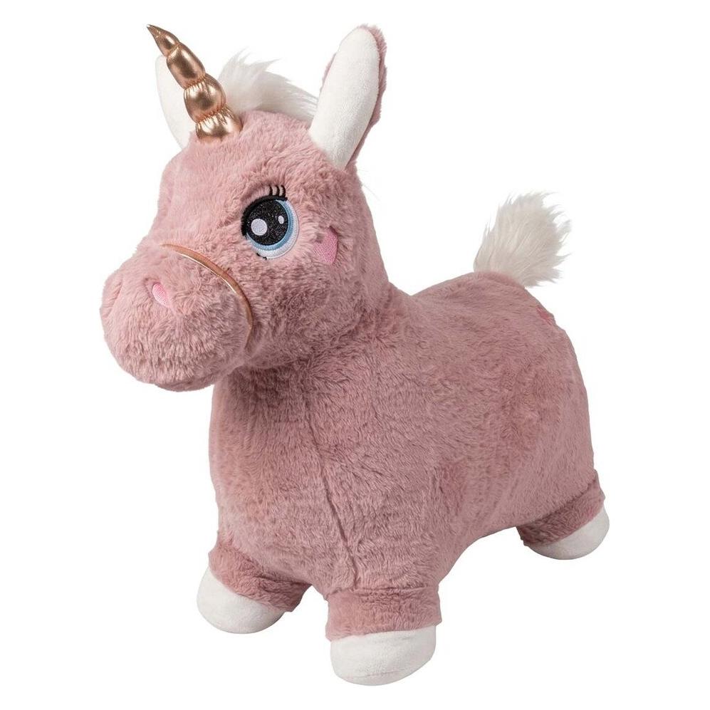 Krea - Hop And Bounce Plush Unicorn, Rose Col. (36-2051) (36-2051)