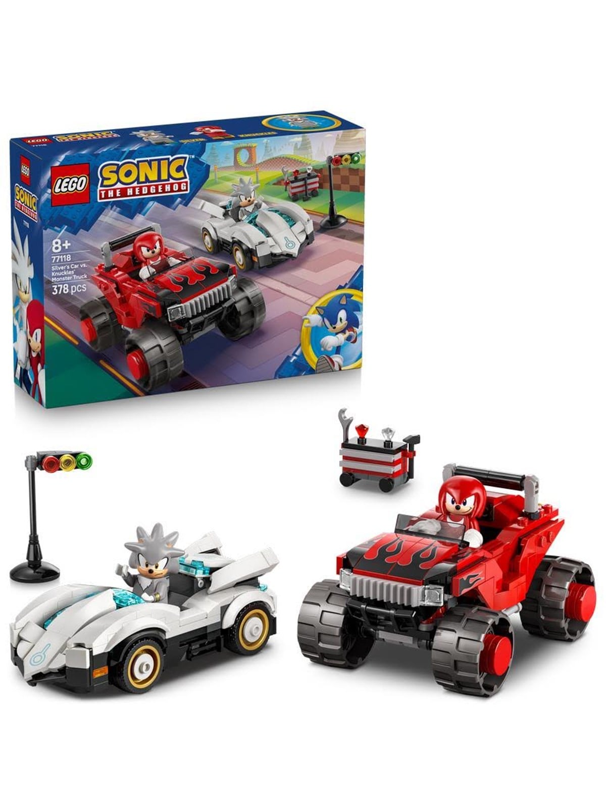 LEGO Sonic 77118 Silvers Auto vs. Knuckles' Monstertruck