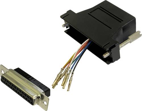 BKL Electronic 10121131 Adapter D-SUB-Buchse 25pol. - RJ45-Buchse Single
