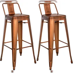 CLP 2er Set Barhocker Mason kupfer