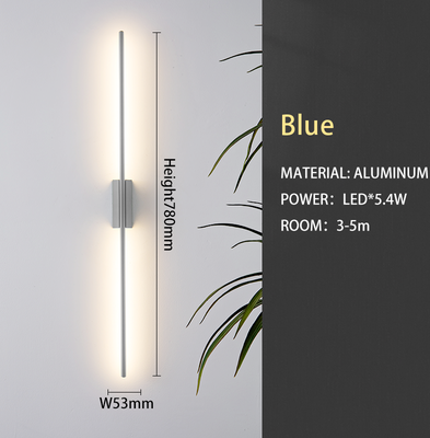 Friendly Fresh Finds Vintage Wall Sconce Retro Wall Light Minimalist Wall Lamp For Entryway Staircase blue
