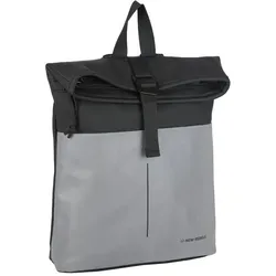 Bowie - Los Angeles Rolltop Rucksack schwarz