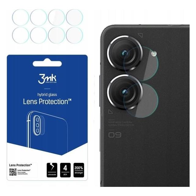 3MK Lens Protect Asus Zenfone 9 Ochrona na obiektyw aparatu 4szt (4 Stk., Asus Zenfone 9) (3mk Lens Protection(845)-0)