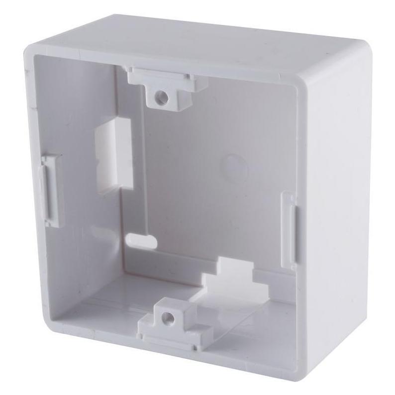 Shiverpeaks S/CONN maximum connectivity Netzwerk Adapter-Keystone Aufputzgehäuse, weiss (Netzwerk Zubehör) (08-50406)