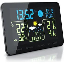 Bearware Wetterstation, Wetterstation, Schwarz