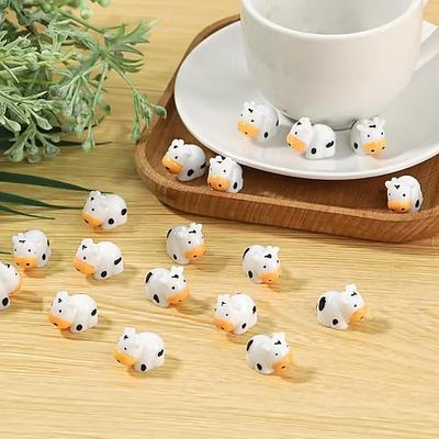 20 Mini-Kuhfiguren aus Kunstharz, Miniaturtiere, Feengarten-Mooslandschaft, DIY-Bastelarbeiten