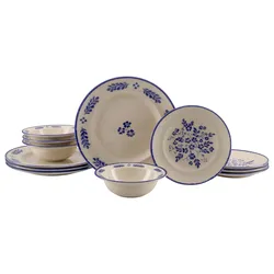 creaTable Tellerset 12-tlg. RONDO COTTAGE - B/H/T ca. 3.95x3.65x.42