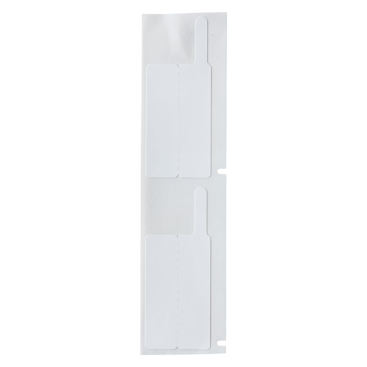 Brady M6-2-425-FP, Fähnchen, Polypropylen, Weiss, matt, 44.45 x 12.70 mm, Layout 2, permanent (100 (33.32 mm) (M6-2-425-FP)