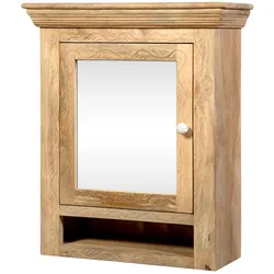 die Faktorei »Indira Laya« Spiegelschrank 60x71x25 cm / massives Mangoholz