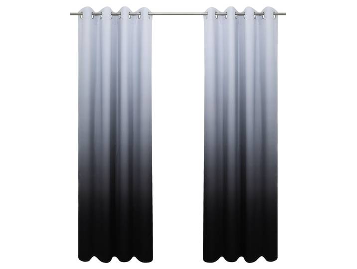 Verdunkelungsvorhang BRUNO BANANI Clemton Gr. 4, grau (anthrazit), B:130cm H:245cm, Polyester, Polyester, Gardinen, Verdunkelungsvorhang, Verdunkelung, Schutz, Privatsphäre, blickdichter Vorhang