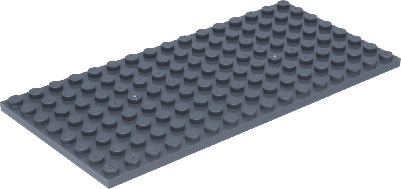 LEGO bouwplaten 8x16 donkergrijs 92438 50 stuks