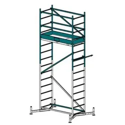 Arbeitsgerüst aus Aluminium, 1. Aufstockung