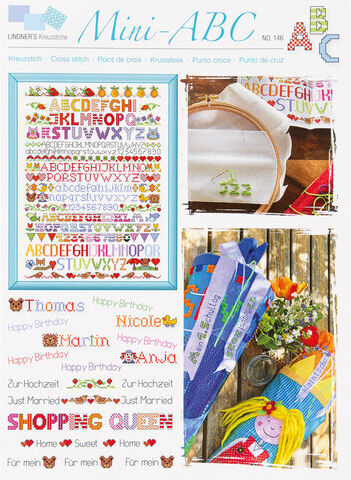Stickvorlage "Mini-ABC"