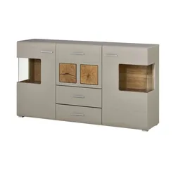 Sideboard  Cortina , grau , Maße (cm): B: 170 H: 94 T: 42.0