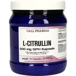 L-Citrullin 500mg Gph Kapseln 750 ST