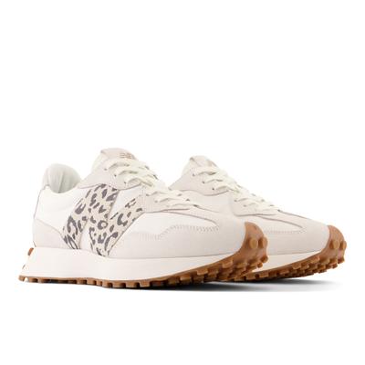 Sneaker NEW BALANCE "327", Damen, Gr. 42,5, weiß (sea salt), Leder, Synthetik, Schuhe Sneaker, Topseller