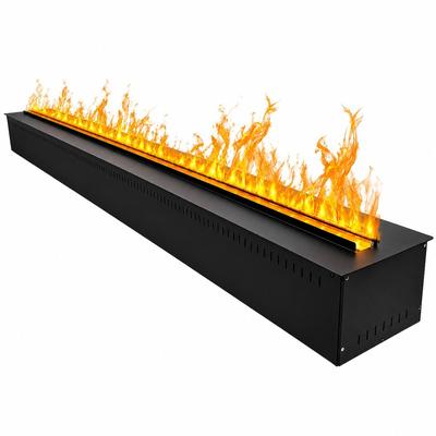 Divina Fire VAPOR150 Einbau-Elektrokamin – 3D-Wasserdampf-Flammeneffekt, 7 LED-Farben, App-Steuerung und Fernbedienung, 150 cm – Divina Fire