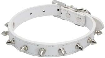 Uplift Treasures Leather Spiked Pet Collar Necklace 3 20.08 0.98 In