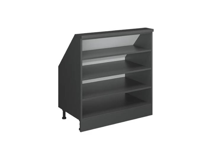 Vicco Dachschrägenschrank Rion, Anthrazit/Anthrazit