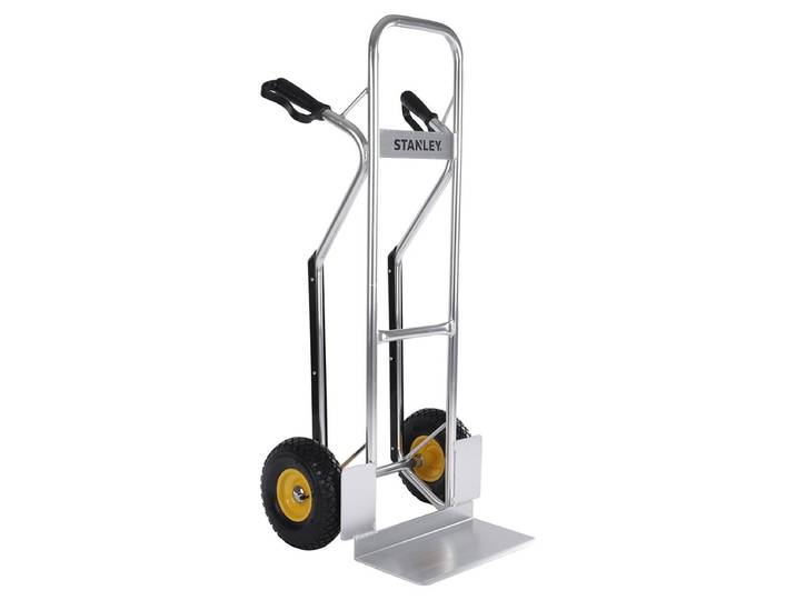 Diable Stanley HT525 capacité de charge jusqu'à 200KG aluminium pneus gonflables argent/jaune