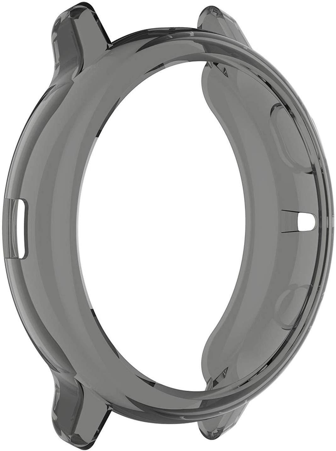 DrPhone Samsung Galaxy Active 2 R830 40mm TPU Case Siliconen Bumper hoesje Donkergrijs