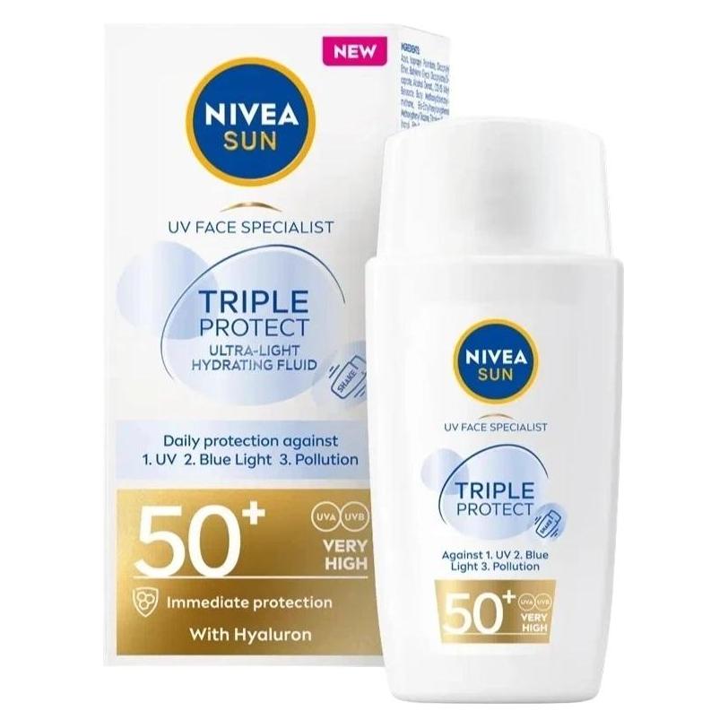 NIVEA Sun Face Dreifachschutz (SPF 50, 40 ml) (36615755)