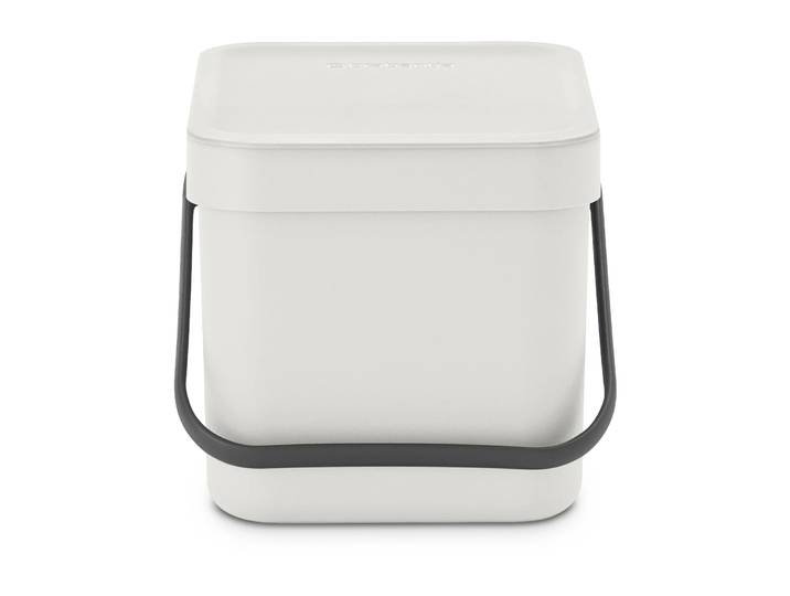 Brabantia Poubelle Sort & Go 6 litres Gris clair