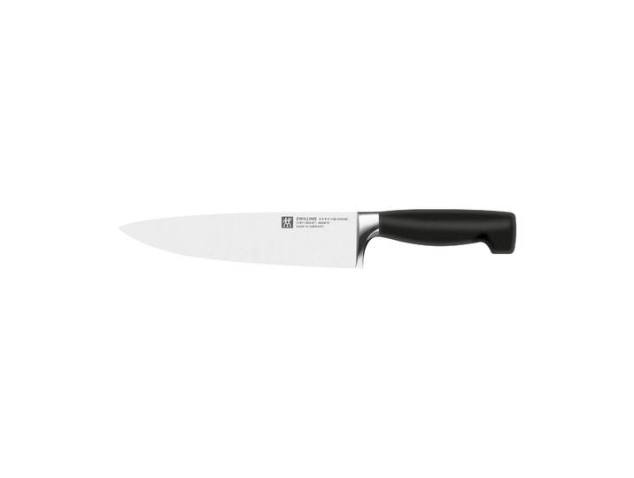 Zwilling Couteau de chef Zwilling Four Star 20 cm Noir-acier inoxydable