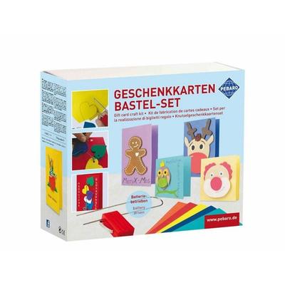 PEBARO 800G - Geschenkkarten Bastel-Set mit Styroporschneider und Zubehör