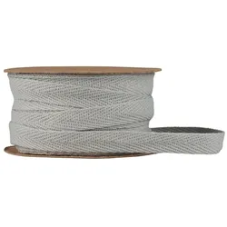 IB Laursen Baumwollband Spule 5m, hellgrau